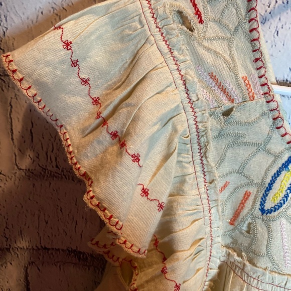 Free People crop top with embroidery detail - Picture 7 of 8